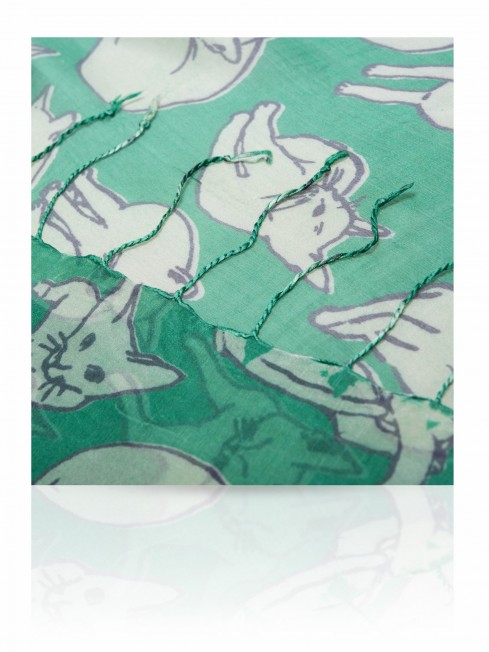 Палантин Женский S-CATS/GREEN